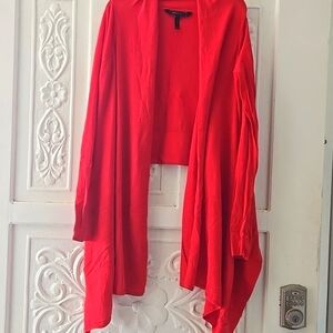 BCBG Cardiwrap Red XXS